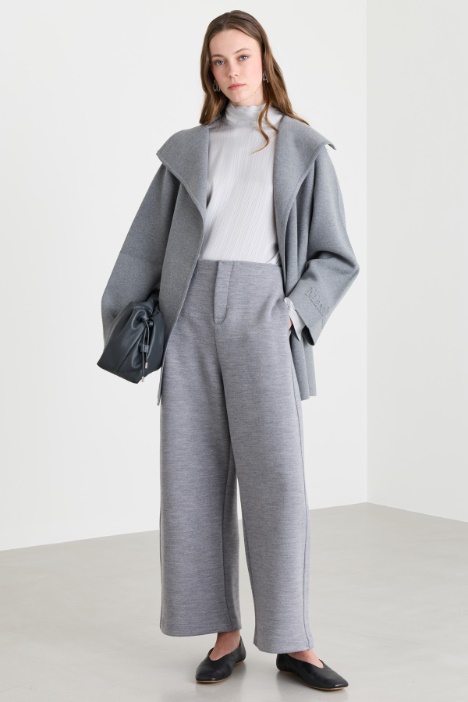 Flowing belted jacket - Intrend