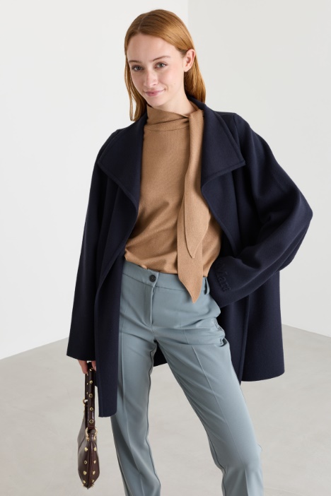 Flowing belted jacket - Intrend