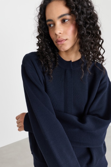 Cardigan boxy con tasche