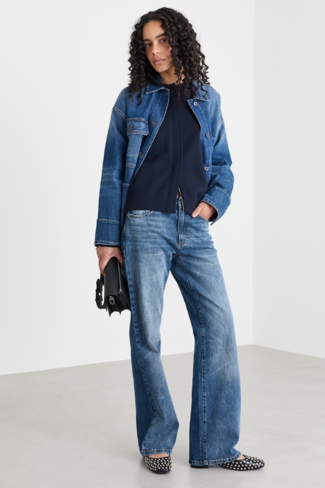 Cardigan boxy con tasche - Intrend