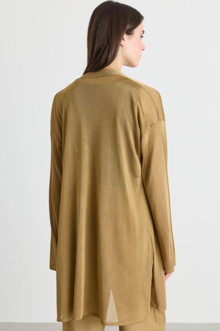 Cardigan style peignoir - CHAMEAU - Intrend - 4
