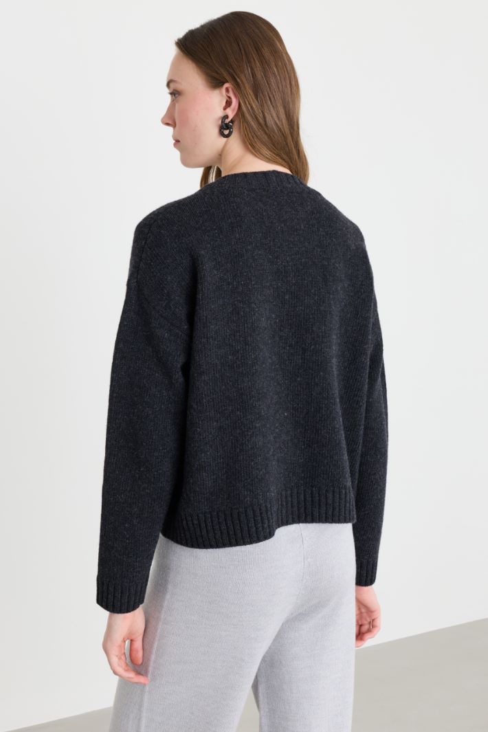 Cardigan à poches - VERT - Intrend - 4
