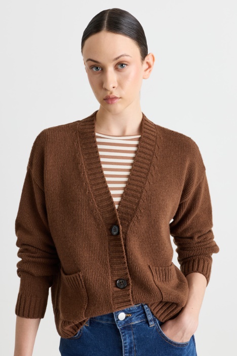 Cardigan à poches plaquées - Intrend