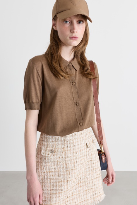 Short-sleeved cardigan - Intrend