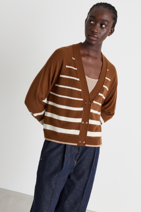 Cardigan con doppia abbotonatura - Intrend