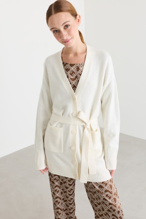 Cardigan con tasche - Intrend