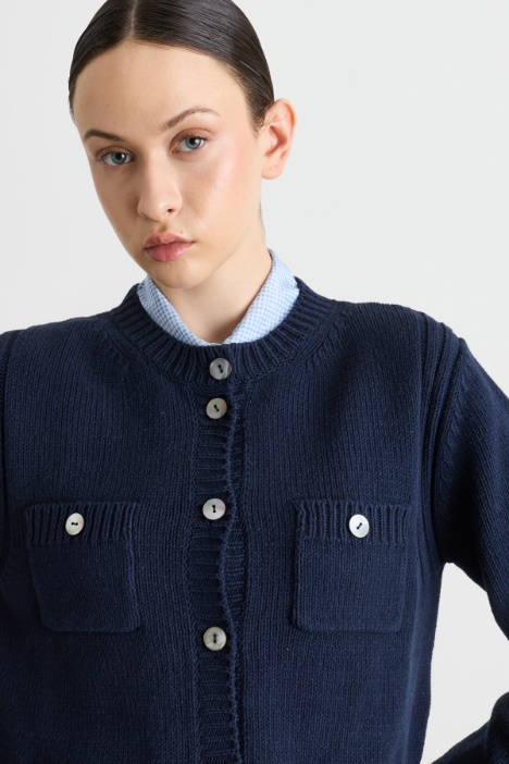 Cardigan con tasche