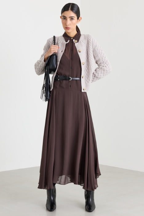 Zopfstrick-Cardigan - Intrend