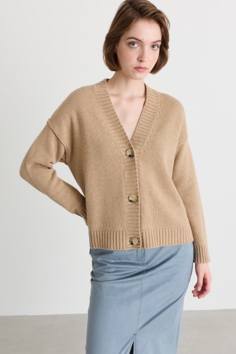 Cardigan à emmanchures tombantes - Intrend
