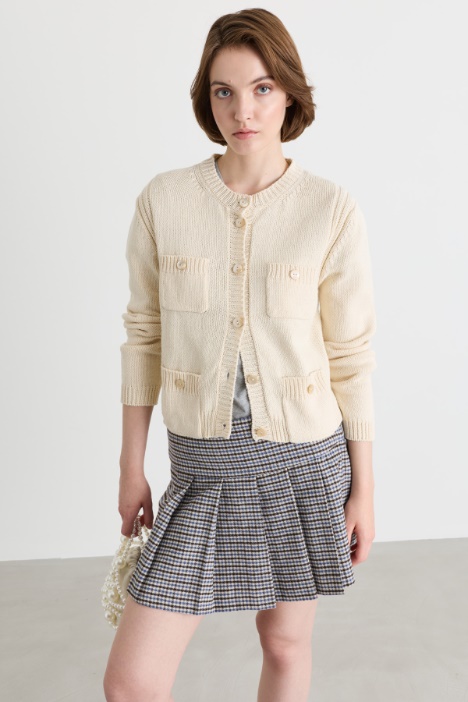 Cardigan mit Knöpfen - Intrend