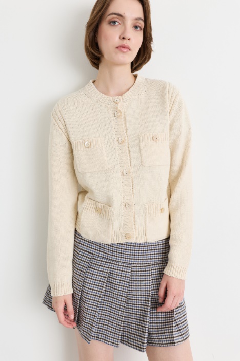 Cardigan con tasche