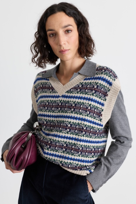 Jacquard Slipover - Intrend