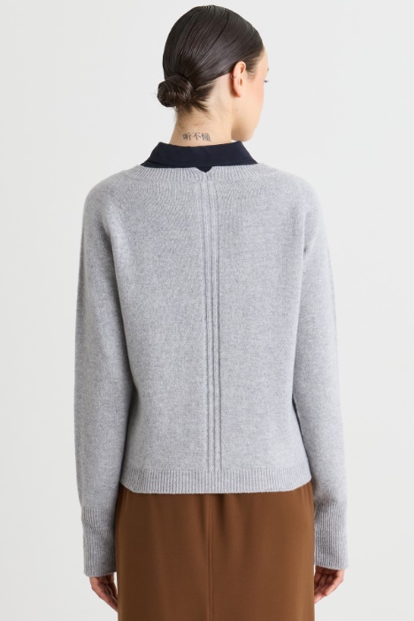 Maglia in lana e cashmere