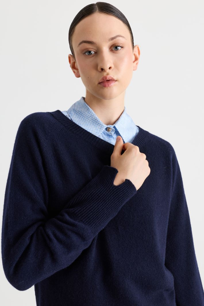 Maglia dalla linea morbida - BLU - Intrend - 3