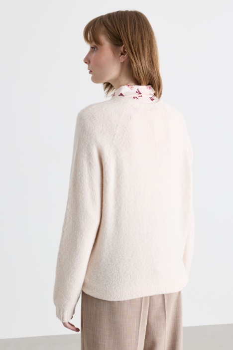 Maglia in filato misto alpaca