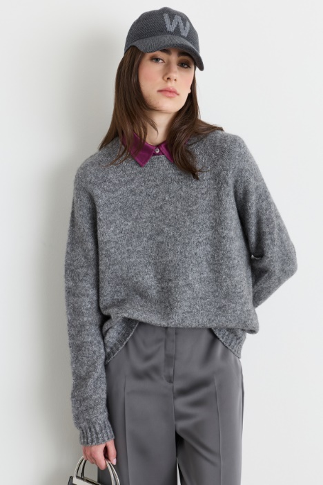 Pull en alpaga mélangé - Intrend