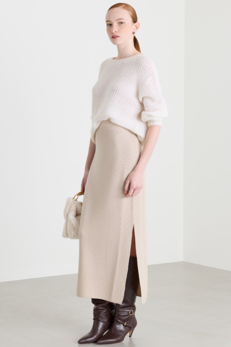 Jersey con microlentejuelas - Intrend