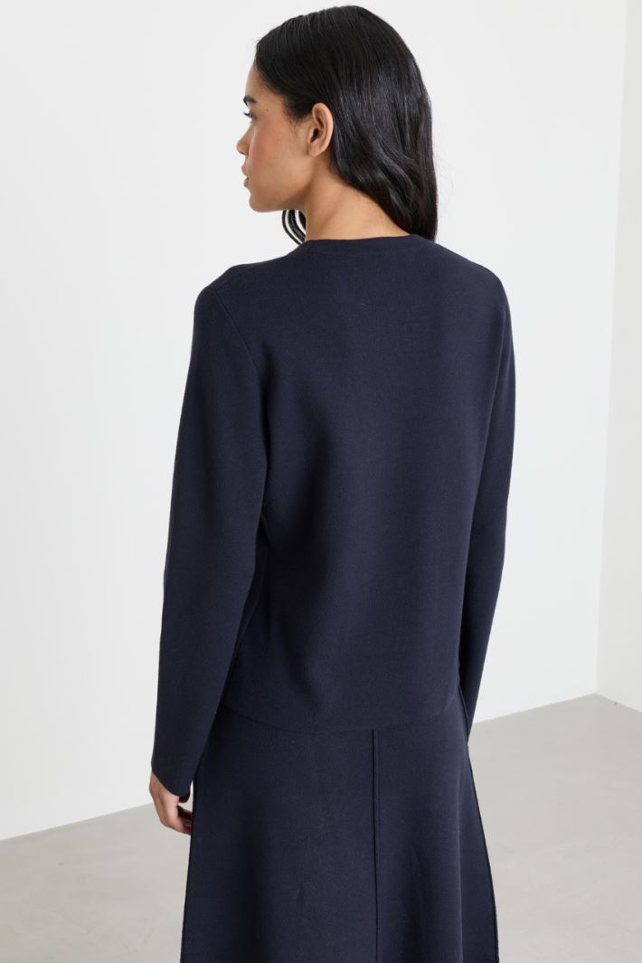Pull à col rond - BLEU - Intrend - 4