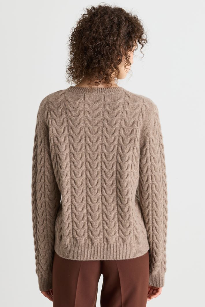 Maglia a trecce - CAMMELLO - Intrend - 4
