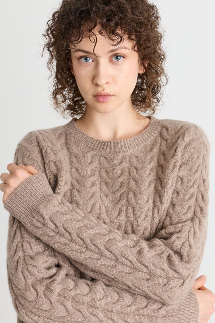 Maglia a trecce - CAMMELLO - Intrend - 3
