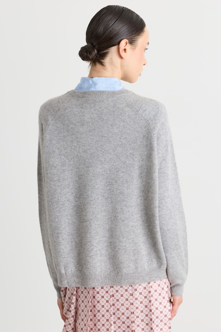 Pull à bords-côtes - GRIS - Intrend - 4