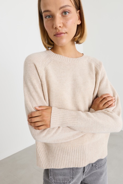 Maglia boxy in lana