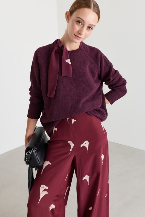 Boxy raglan-sleeve jumper - Intrend
