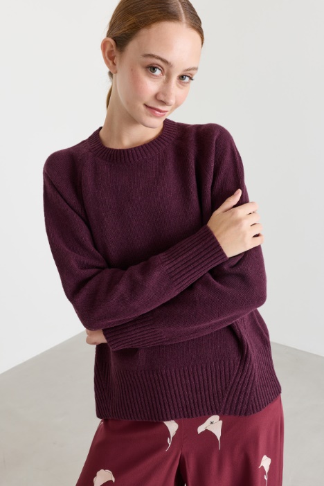 Maglia boxy in lana