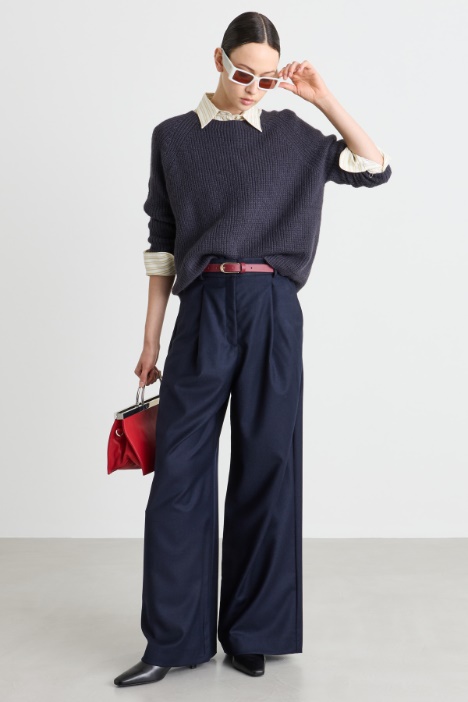 Maglia ampia a costine - Intrend