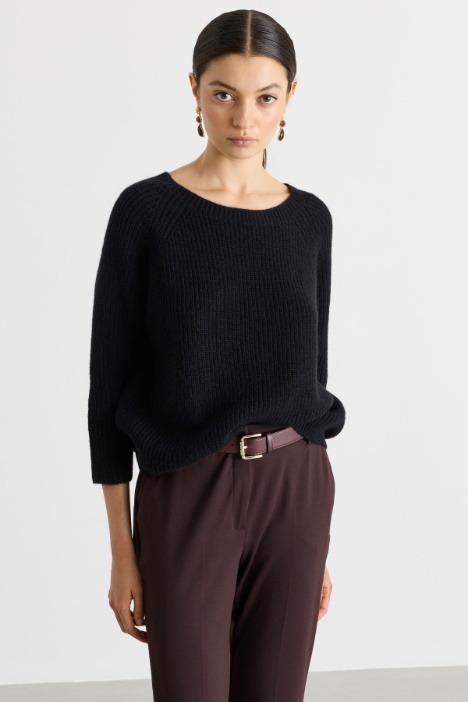 Maglia ampia a costine - Intrend