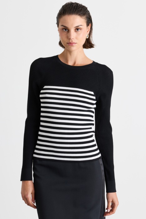 Ribbed-knit jumper - Intrend