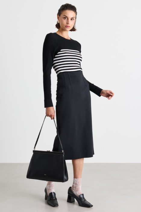 Rippstrick-Pullover - Intrend