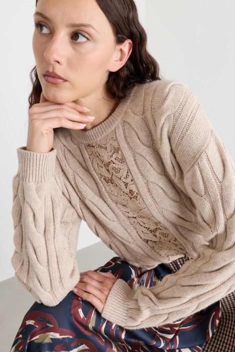 Maglia con pizzo