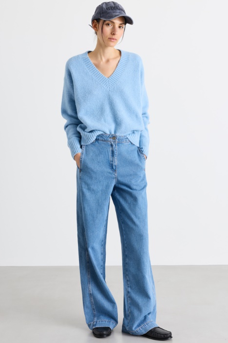Maglia con ampio scollo a V - Intrend
