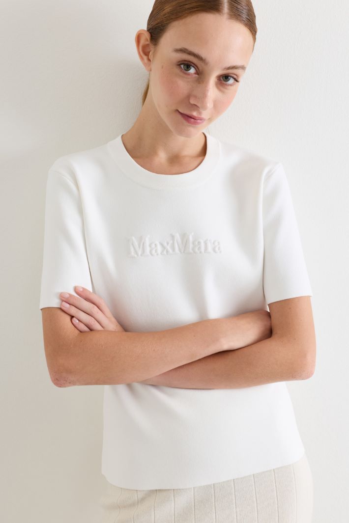 Maglia girocollo a manica corta - BIANCO - Intrend - 3