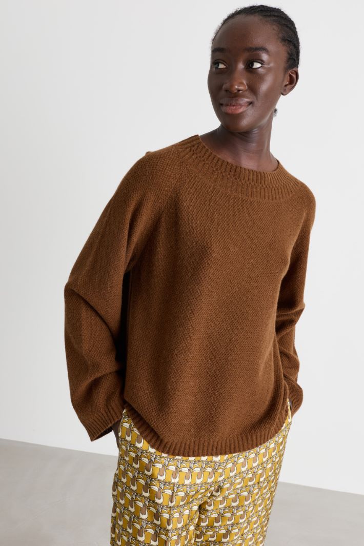 Maglia morbida - MARRONE - Intrend - 2