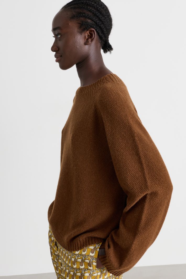 Maglia morbida - MARRONE - Intrend - 3
