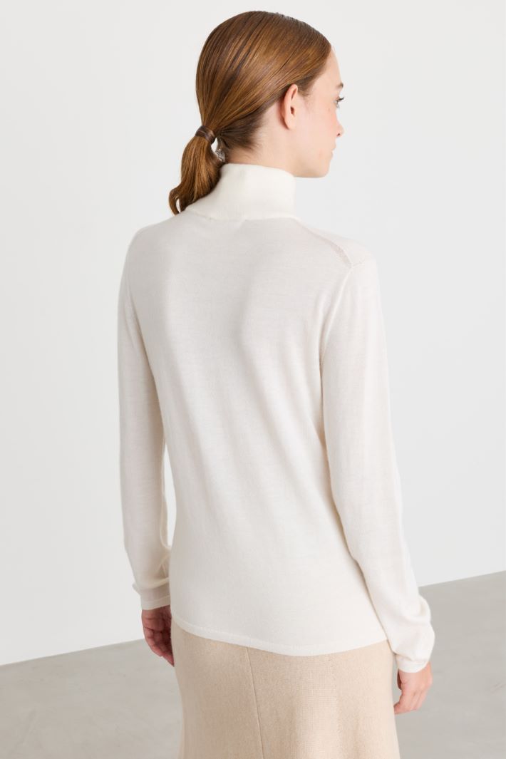 Jersey de cuello alto - BLANCO - Intrend - 4