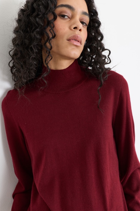 Maglia dolcevita in puro cashmere
