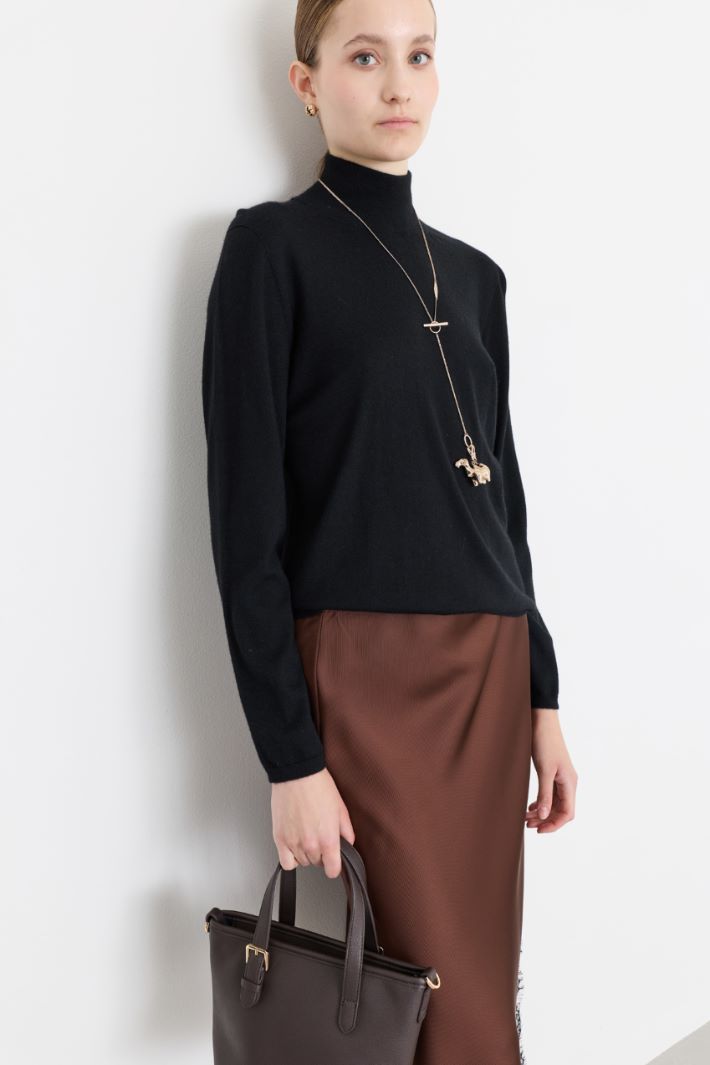 Pull à col roulé - NOIR - Intrend - 2