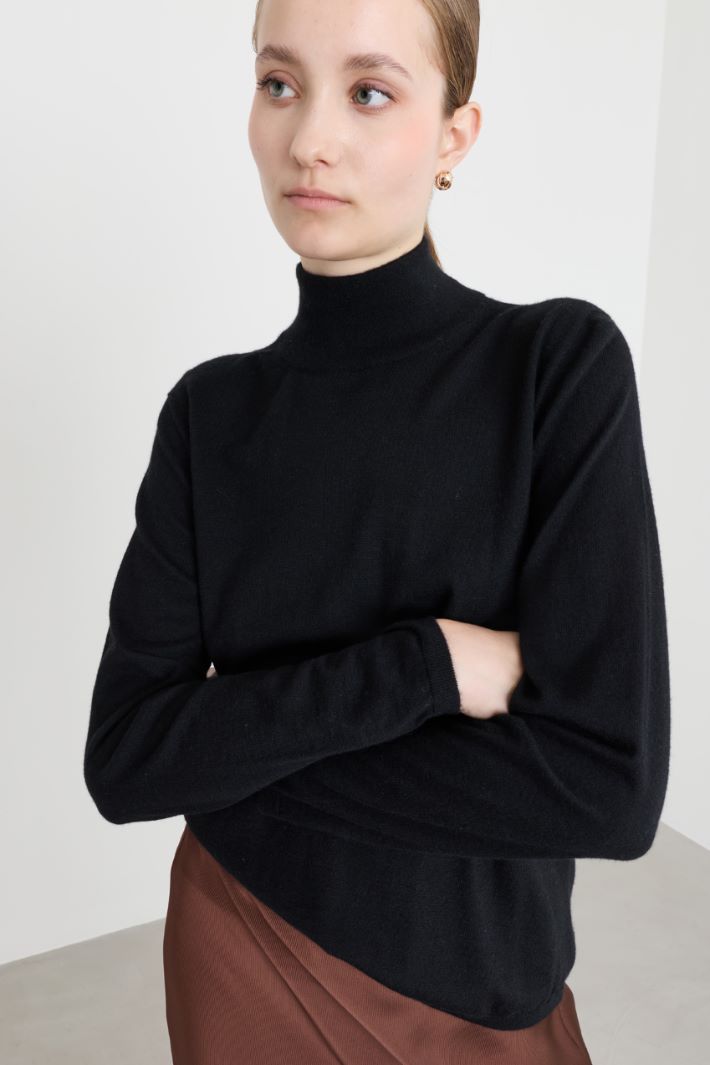 Pull à col roulé - NOIR - Intrend - 3