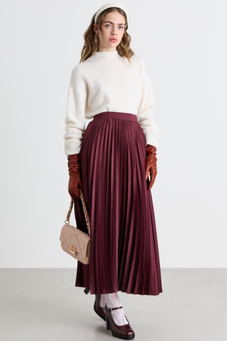 Boxy-Pullover mit Trichterkragen - Intrend