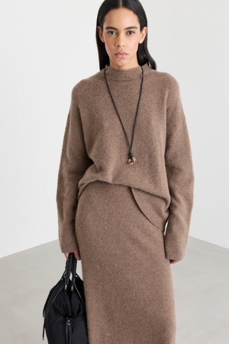 Pull coupe boxy à col montant - Intrend