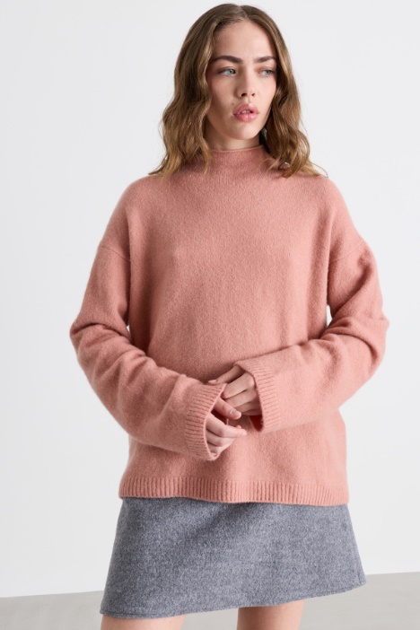 Pull coupe boxy à col montant - Intrend