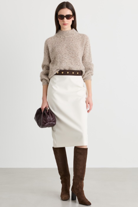 Pullover mit Trichterkragen - Intrend