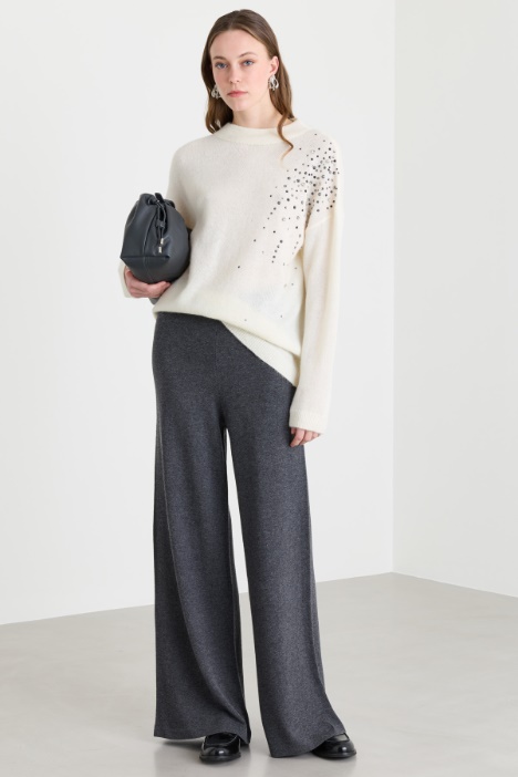 Pullover mit Strass - Intrend