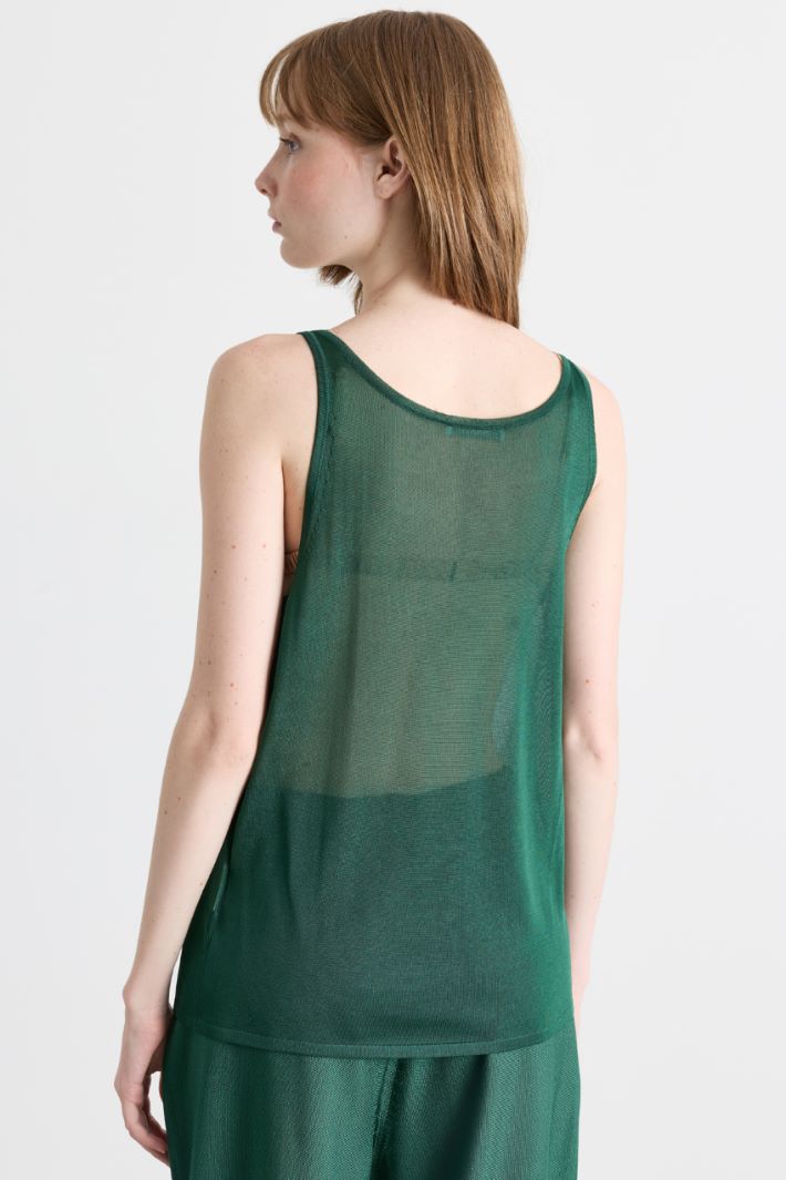 Knitted top - GREEN - Intrend - 4