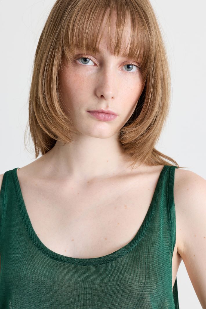 Knitted top - GREEN - Intrend - 3