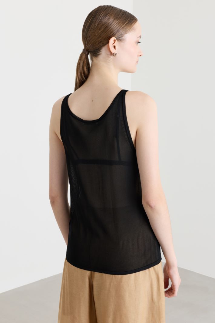 Top in maglia - NERO - Intrend - 4