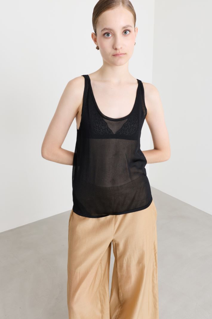 Top in maglia - NERO - Intrend - 2